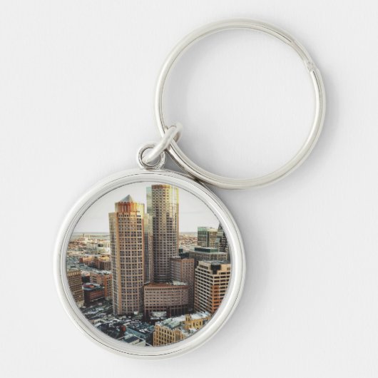 Boston uitzicht sleutelhanger (Voorkant)