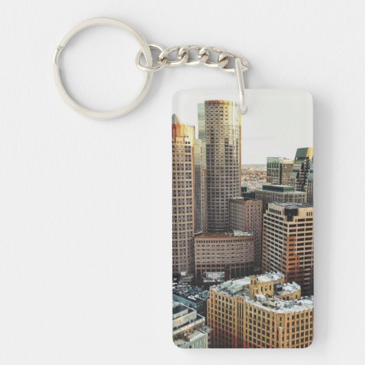 Boston uitzicht sleutelhanger (Voorkant)