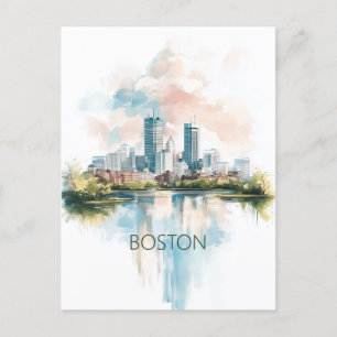 Boston USA Briefkaart