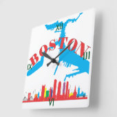 Boston Vierkante Klok (Hoek)