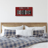 Boston Wall Art Canvas (Insitu (Slaapkamer))