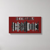 Boston Wall Art Canvas Afdruk (Voorkant)