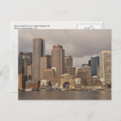 Boston Waterfront Briefkaart (Voorkant / Achterkant)