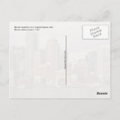 Boston Waterfront Briefkaart (Achterkant)
