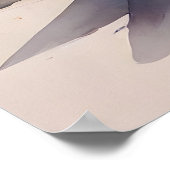 Boston waterverf kunst poster (Hoek)