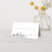 Boston Wedding | Kaarten voor tabelnaam plaatsen (Voorkant)