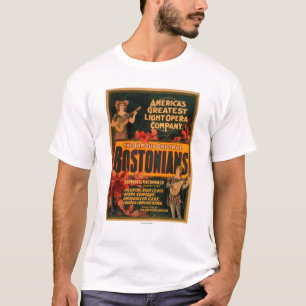 Bostonians Amerika's grootste lichtopera T-shirt