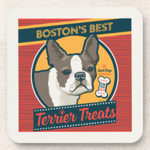 Boston's beste Terrier traktaties Bier Onderzetter