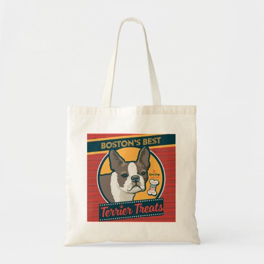 Boston's beste Terrier traktaties Tote Bag (Voorkant)