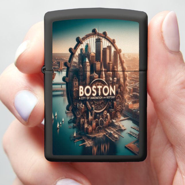 Boston's Clockwork Skyline (In Hand)