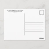 Bostons MBTA metrokaart Briefkaart (Achterkant)