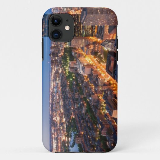 Boston's skyline bij zonsondergang Case-Mate iPhone case (Achterkant)