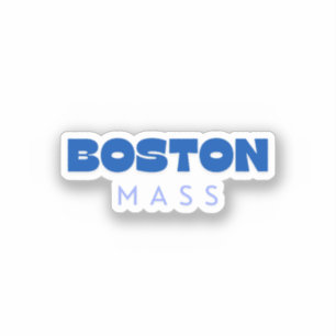 Bostonse massa sticker