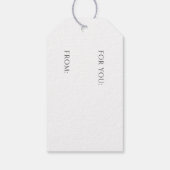 Bosuil Winter Kerstmis Cadeaulabel (Achterkant)