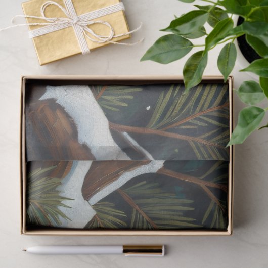 bosuilen ontkoppeling tissuepapier (Geschenk)