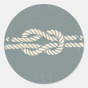 Bosun Jones' Knot Guide - De heksen Snatch Ronde Sticker