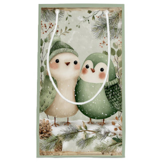 Bosvogels in de Winter Klein Cadeauzakje