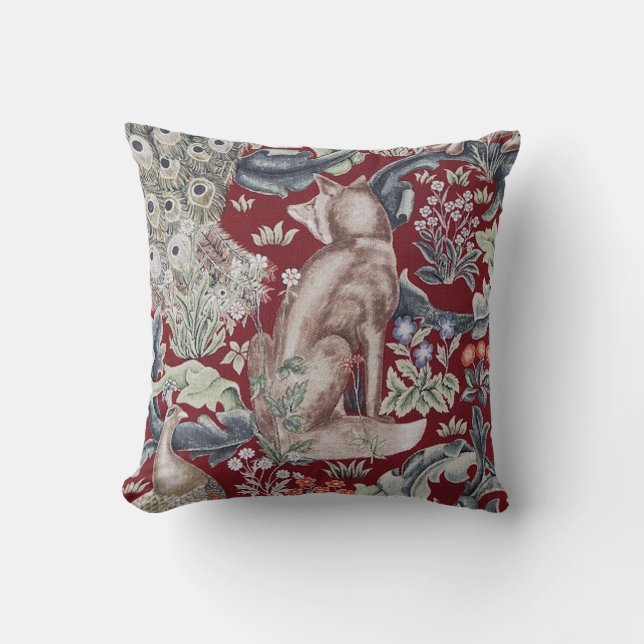 Bosvos, William Morris Kussen (Voorkant)