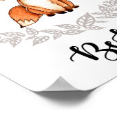 Bosvosprint Poster (Hoek)