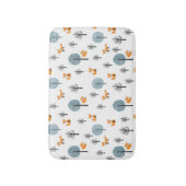 Bosvossen: witte achtergrond badmat (Voorkant Verticaal)