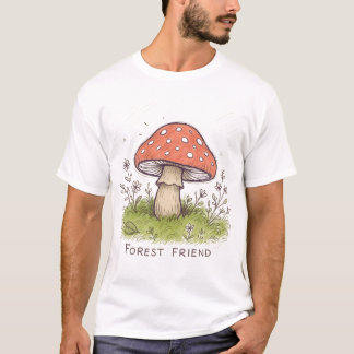 Bosvriend Paddenstoel T-shirt