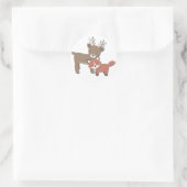 Bosvrienden {Herten & Vos} | STICKERS (Tas)