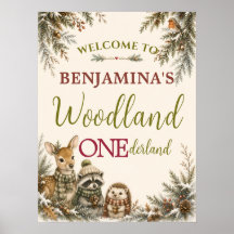 Bosvrienden Woodland ONEderland Eerste Verjaardag