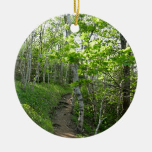 Boswandeling in Acadia National Park Keramisch Ornament