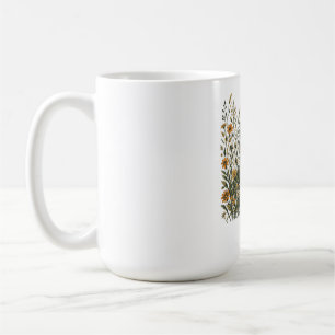 Boswasch Wasbeer Wilde Bloem T-Shirt Koffiemok