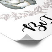 Boswasch Wasbeest Print (Hoek)