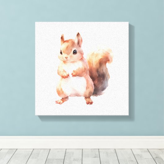 bosweefsel canvas afdruk (Insitu (Houten vloer))