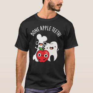 Bot Apple Tanden Grappig Bona Appetit Grappenmaker T-shirt