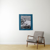 Bot bij de strand wandkleed (In situ)