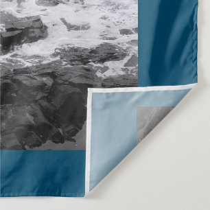 Bot bij de strand wandkleed