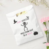 Bot Eetlust halloween skelet snoep buit tas Bedankzakje (Gezegeld)