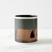 Bot en bemanning, kunstwerk tweekleurige koffiemok (Center)