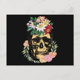 Bot en bloemen briefkaart