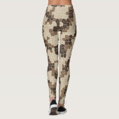 Bot en Espresso Python Slangenhuid Leggings (Achterkant)