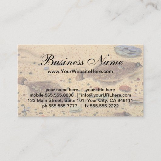 bot- en zeeboten visitekaartje (Voorkant)