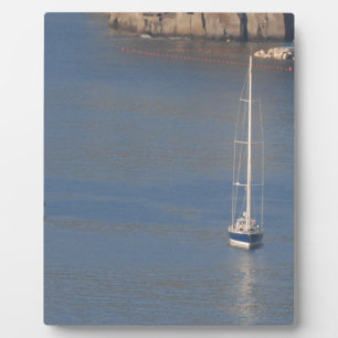 Bot in rust in Sorrento Italië Fotoplaat