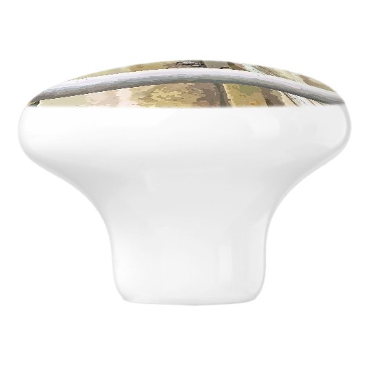 BOT KERAMISCHE KNOP (Zijkant)