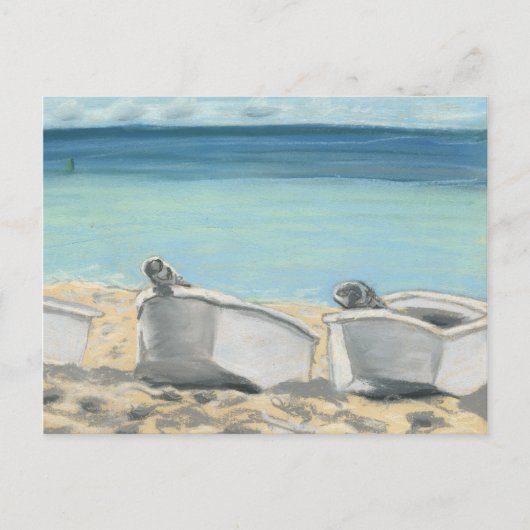 Bot op Grande Anse briefkaart (Voorkant)