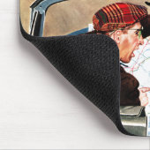 Bot op straat muismat (Hoek)