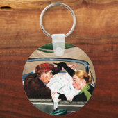 Bot op straat sleutelhanger (Voorkant)