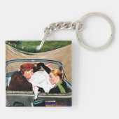 Bot op straat sleutelhanger (Achterkant)