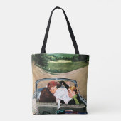Bot op straat tote bag (Achterkant)