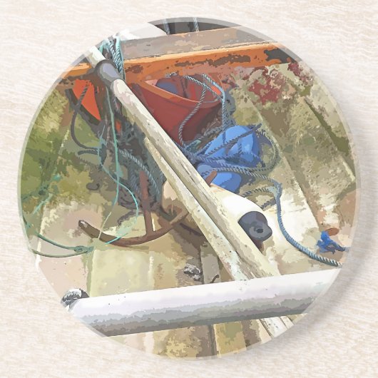 BOT ZANDSTEEN ONDERZETTER (Voorkant)