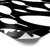 Botanic Balance" Black & White Acrylic poster Perfect Poster (Hoek)