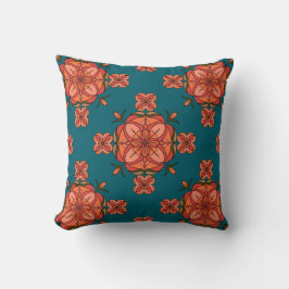 Botanic Bloom Throw Pillow Kussen