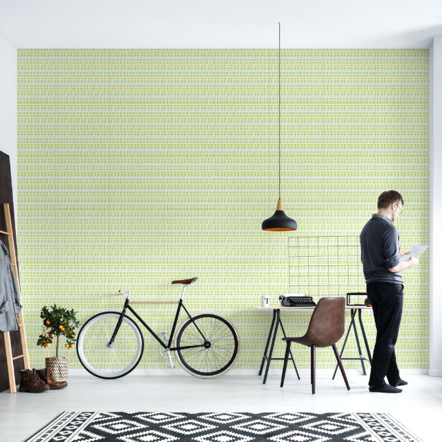 Botanic Flow pattern design Behang (Woonkamer)